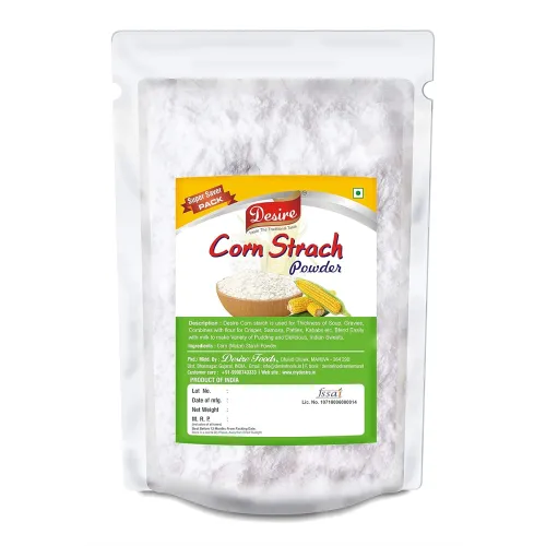 Image of Desire Baker's Corn Starch 1 Kg | Gluten-Free Thickening Agent for Baking, Sauces, and Gravies | Cornflour