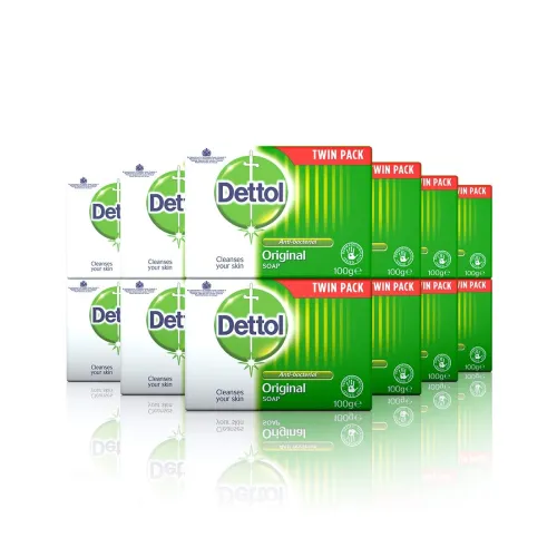 Image of Dettol Anti-Original Unscented Soap 1200g Pack of 6
