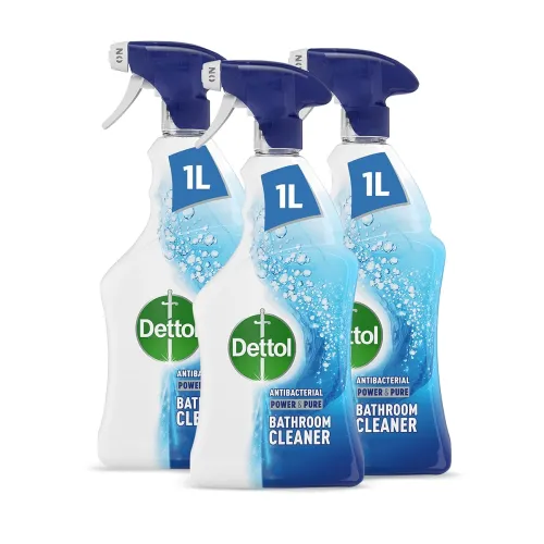 Image of Dettol Bathroom Cleaner Spray Power Pure 1000ml