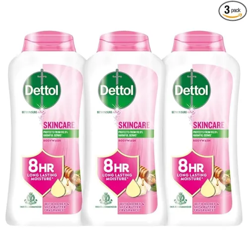 Image of Dettol Body Wash Nourish (Pack of 3, 250ml each)