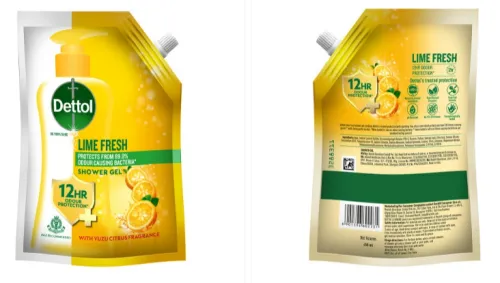 Image of Dettol Lime Fresh 12 hr Odour Protection Shower Gel with Yuzu - 450 ml
