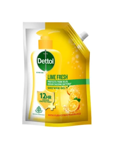 Image of Dettol Lime Fresh 12 hr Odour Protection Shower Gel with Yuzu - 450 ml