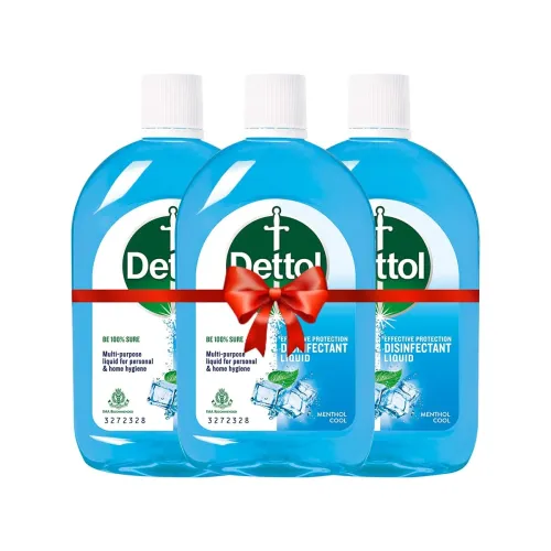 Image of Dettol Liquid Disinfectant Menthol Cool, 550ml - Pack of 3