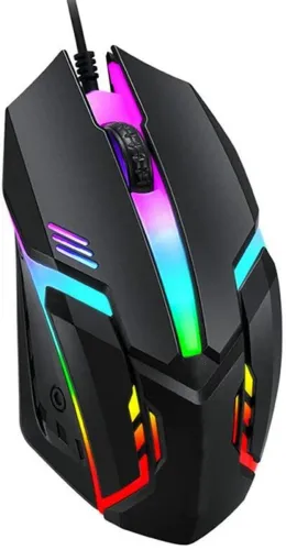 Image of Dezful LX GM326 Wired Optical Gaming Mouse  (USB 2.0, BLACK)