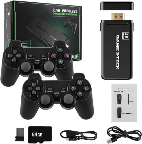 Image of Digiclues Wireless Video Game Console with 64GB Game Stick
