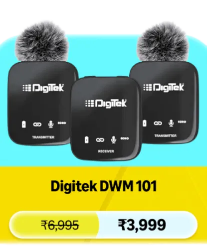 Image of Digitek DWM 101 Microphone @ ₹3999 on Amazon Prime Day Sale
