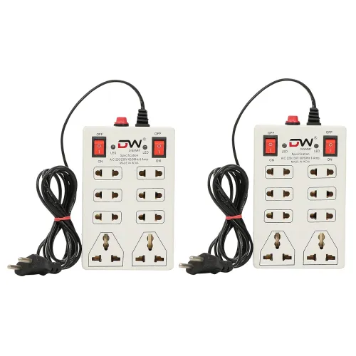 Image of Digiway 240 Volts 8 + 2 Mini Power Strip Extension Cord