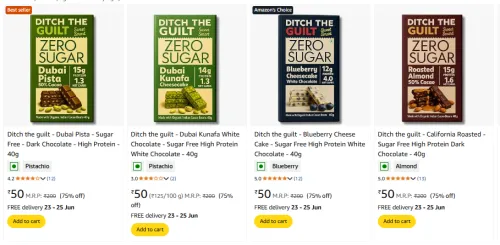 Image of Ditch the Guilt Chocolate at 75% Discount