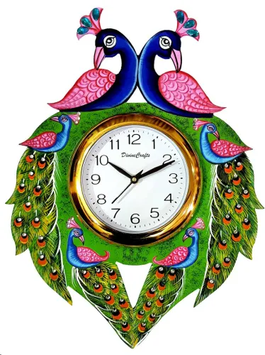 Image of DivineCrafts Analog 32.5 cm X 32.5 cm Wall Clock