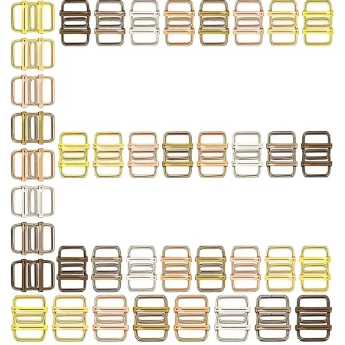 Image of DIY Crafts (1 Pc Slide Buckle, KC Gold) Keyrings & Keychains Round Swivel Snap Hooks Key Rings Metal For Lanyard, ID, Ba