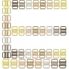DIY Crafts (1 Pc Slide Buckle, KC Gold) Keyrings & Keychains Round Swivel Snap Hooks Key Rings Metal For Lanyard, ID, Ba