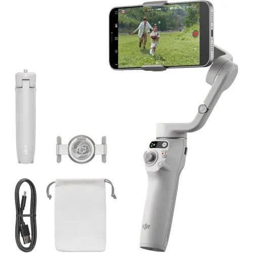 Image of DJI OSMO Mobile 6 Smartphone Gimbal Stabilizer, 3-Axis Phone Gimbal, Built-in Extension Rod, Portable and Foldable Gimba