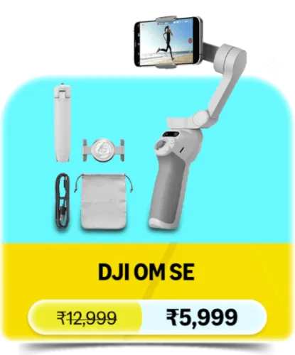 Image of DJI Osmo SE Phone Gimbal @ ₹5999 on Amazon Prime Day Sale