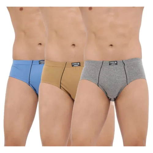 Image of Dollar Bigboss Men's Pack of 3 Solid Cotton Brief