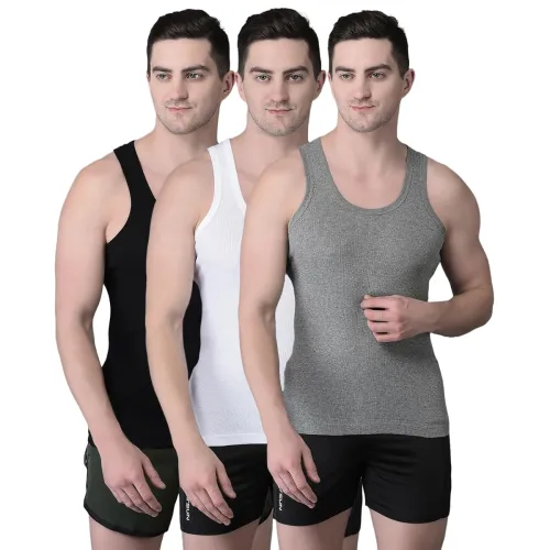 Image of Dollar Bigboss Men's Solid Regular Fit Vest