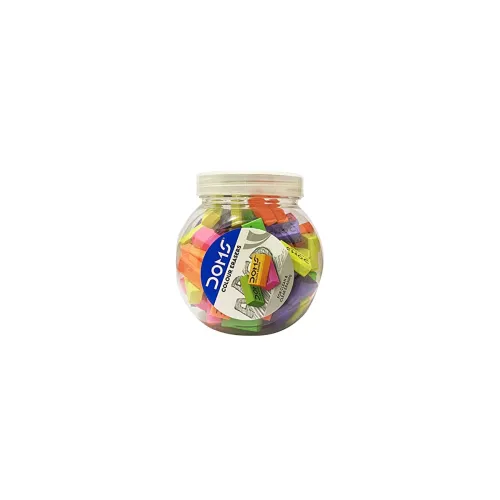 Image of Doms Color Erasers Jar Pack of 100