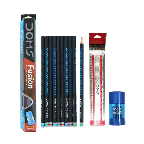 Image of Doms Fusion Xtra Super Dark Pencil Box Pack