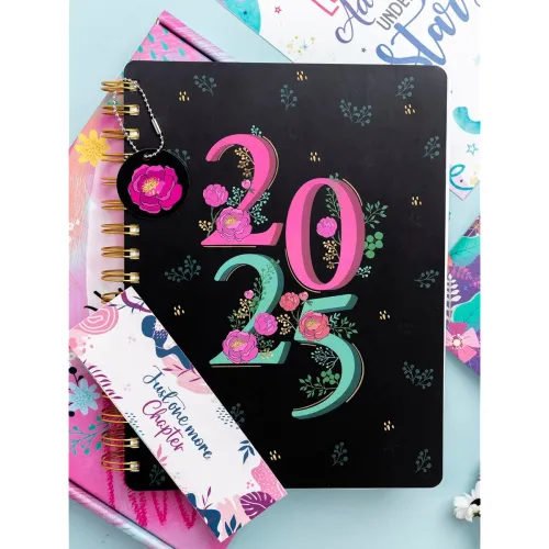 Image of Doodle Happiness Planner 2025 – B5, 268 Pages + Stickers