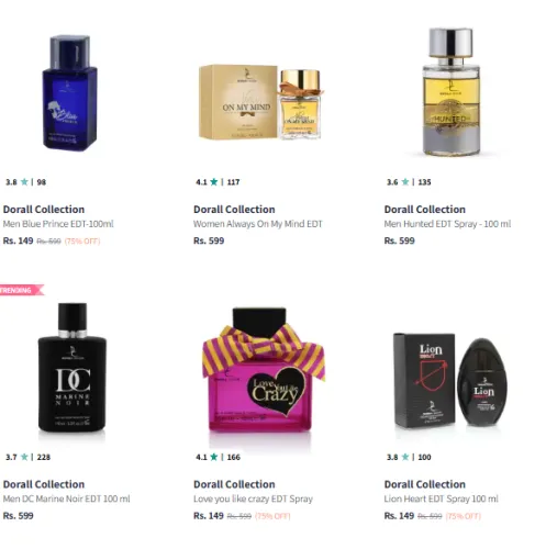 Image of Dorall Collection Brand Perfume @ Start ₹149
