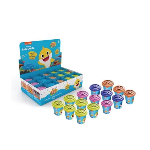Image of Dough Magic Baby Shark Dough Set, 100g * Pack of 15