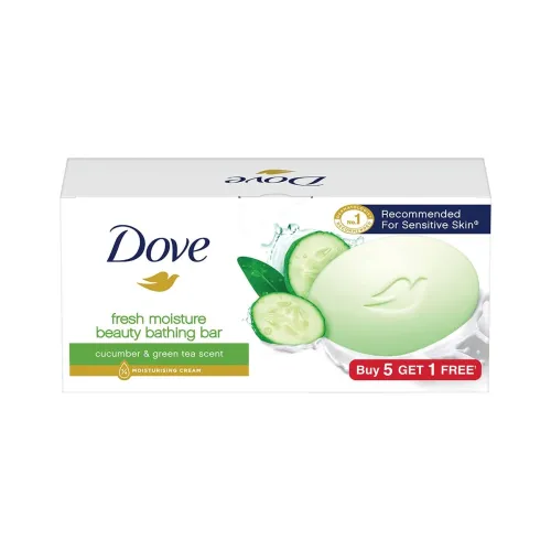 Image of Dove Fresh Beauty Bar, 75gms * pack of 6.