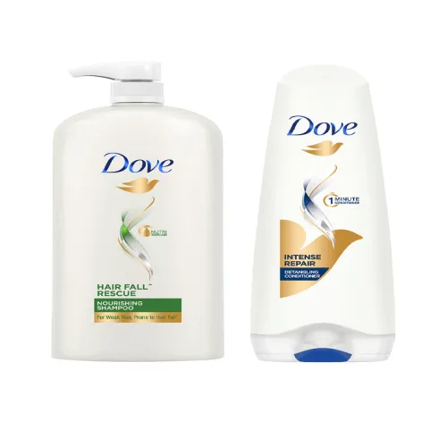 Image of Dove Hair Fall Rescue Shampoo 1L & Intense Repair Hair Conditioner 175ml