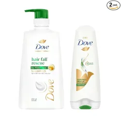 Dove Hair Fall Rescue Shampoo 650ml & Dove Hair Fall Rescue Conditioner 175ml