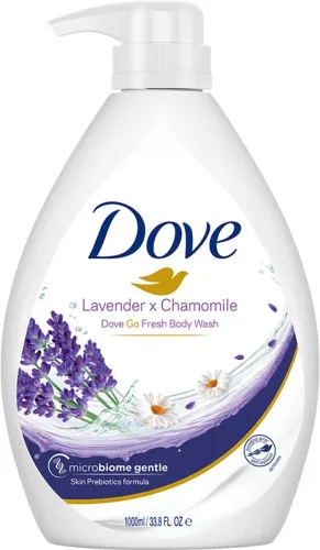Image of DOVE Lavender & Chamomile Go Fresh Body Wash with Relaxing Floral Scent