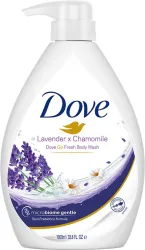 DOVE Lavender & Chamomile Go Fresh Body Wash with Relaxing Floral Scent