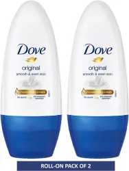 DOVE Original Roll-on Deodorant for Women, 100ml (Pack of 2)