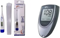 Dr. Morepen MT-110 Thermometer and BG03 Glucometer,