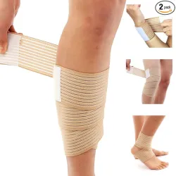 Dr Trust USA 338 Compression Bandage Wrap Elastic Tape for Knee, Elbow, Hand, Wrist, Ankle, Foot Pain Relief & Support