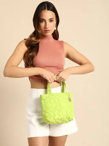 Image of Dressberry Women Green Handheld Bag