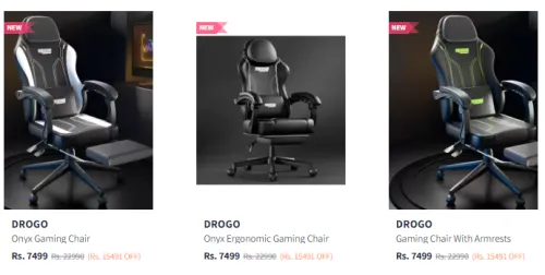 Image of Drogo Brand Gaming Chair @ ₹7299