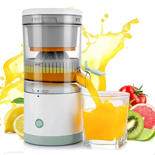 Image of DRUMSTONE Electric Citrus Juicer (45W, Rechargeable, 15 Yr Warranty)