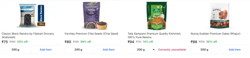 Image of Dry Fruits, Nuts & Seeds Starting At @₹75