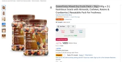GreenFinity Mixed Dry Fruits Pack – 1kg (500g x 2)