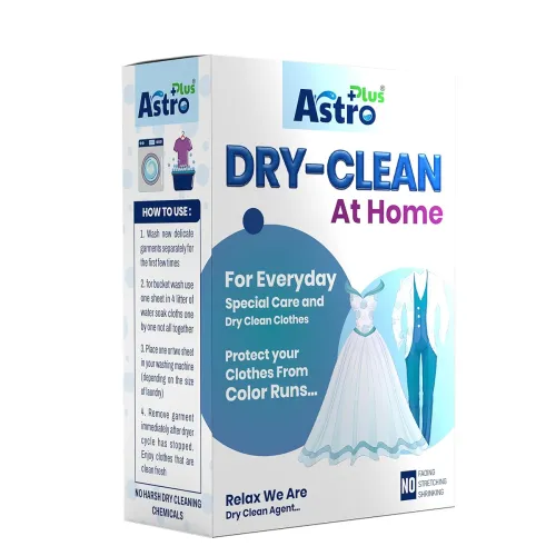 Image of Dry Clean At-Home Liquid Sheets Pack of 3 Sheets Gentle Wash For Delicate