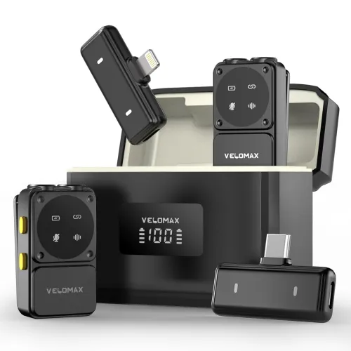 Image of Dual Wireless Mic for YouTube/Vlogging