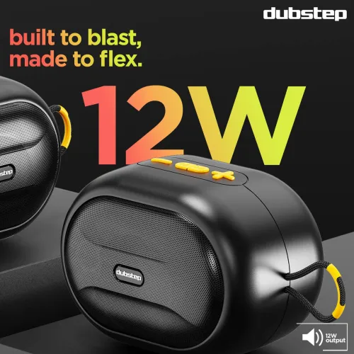 Image of Dubstep Pop 1210 Wireless Speaker with 16 Hrs Playtime BT Speaker