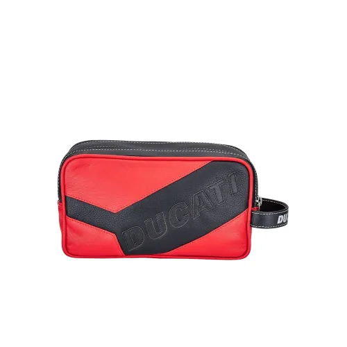 Image of Ducati DTLUG2000101 Tagliato Genuine Leather Toiletry Bag