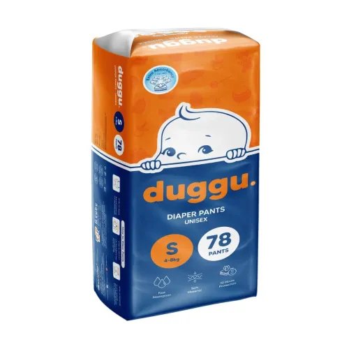 Image of Duggu Baby Diapers Pants | 4-8 Kg | Small | Pack 1 | 78 Pieces