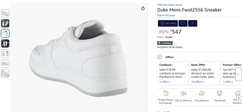 Image of Duke Mens Fwol2556 Sneaker