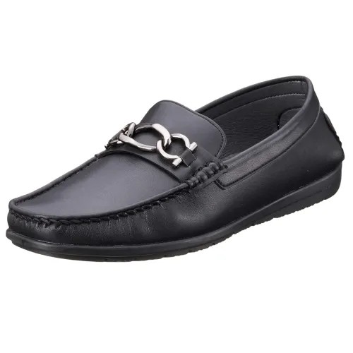 Image of Duke Mens Fwol780 Black Loafer