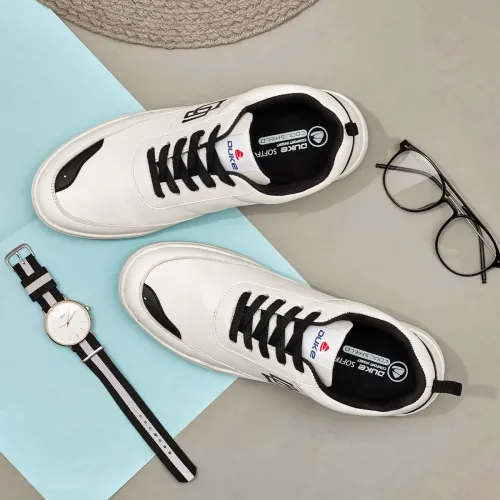 Image of DUKE Sneakers For Men (White , 9)