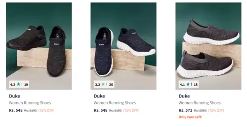 Image of Duke Women Running Shoes Minimum 70% Discount