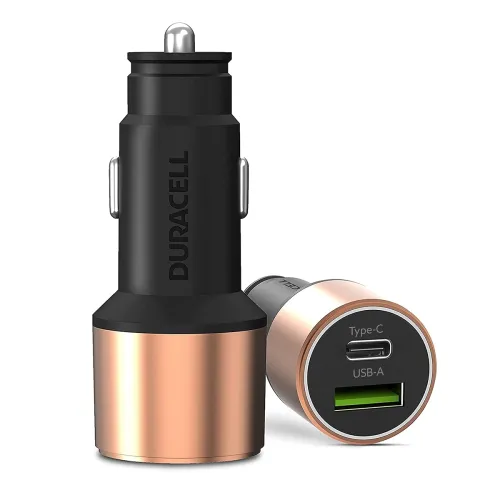 Image of Duracell 65W Fast Car Charger Adapter