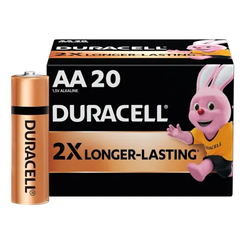 Image of Duracell Alkaline AA Batteries, Pack of 20