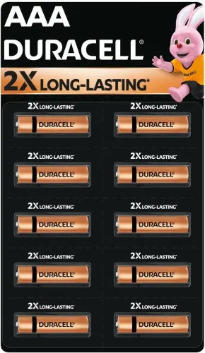 Image of DURACELL Alkaline AAA Battery (Pack of 10)