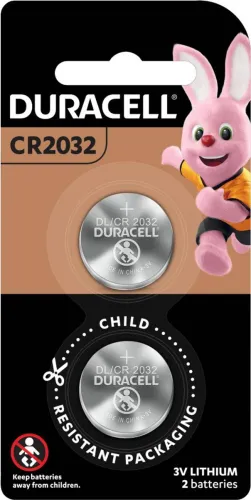 Image of DURACELL CR 2032 COIN CELL Battery Pack of 2